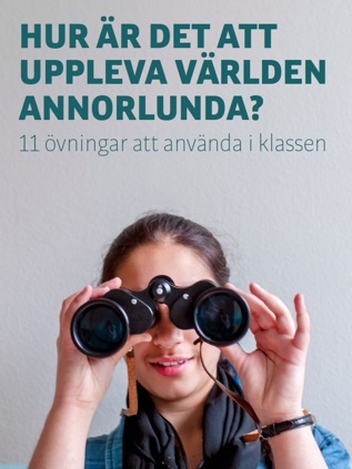 Bild på barn med kikare