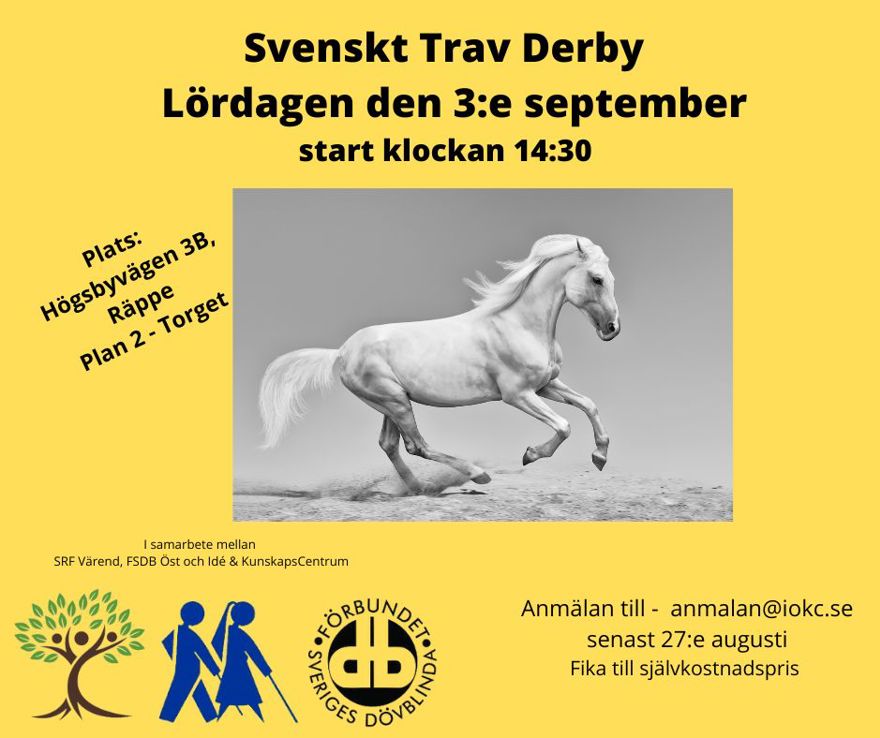Öppet Café under Svenskt Trav Derby Helgen