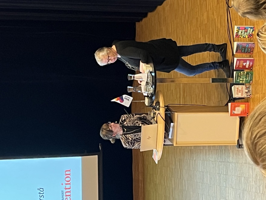 Annika von Schmalensée och Karin Edman