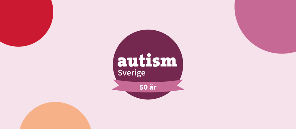 Autism Sverige 50 år banner