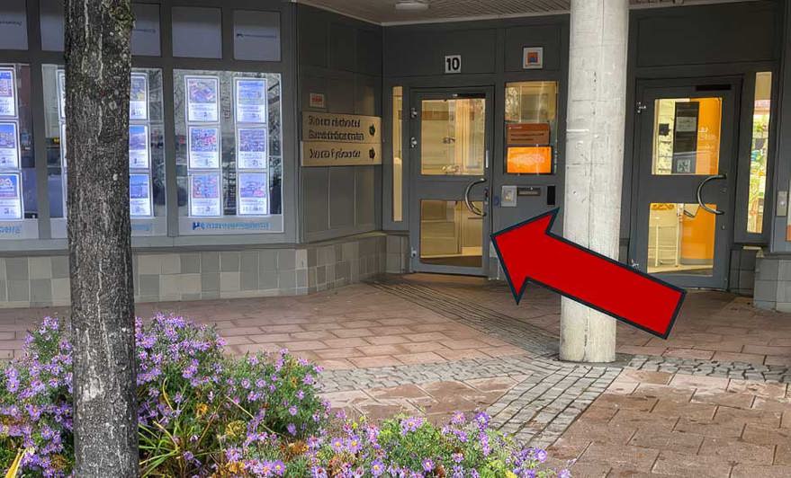 Entré, Möteplast Autism Syd, i Stuvsta
