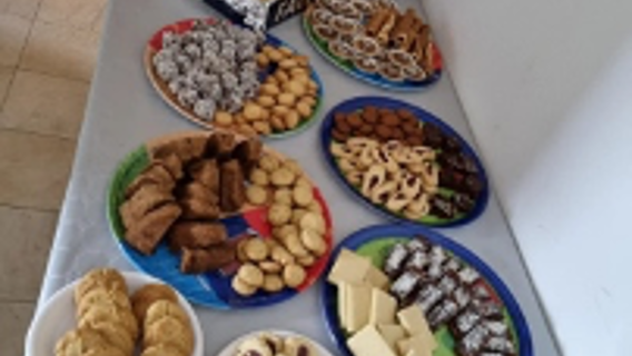 Bild från tidigare kakbuffé