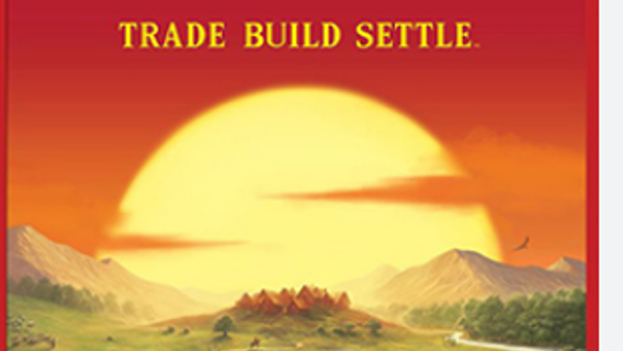 Bild på förvaringslådan till spelet Catan